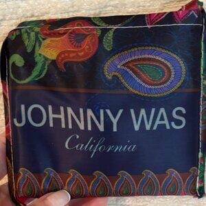 Johnny Was Reusable Nylon Tote Bag